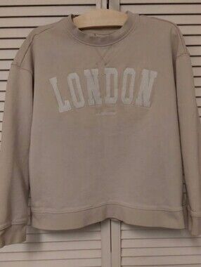 Scotch & Soda Neutral Beige 'LONDON' Crewneck Sweatshirt